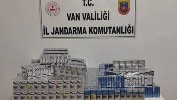 Van'da kaçak sigara operasyonu...  Binlerce paket ele geçirildi
