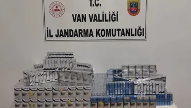 Van'da kaçak sigara operasyonu...  Binlerce paket ele geçirildi