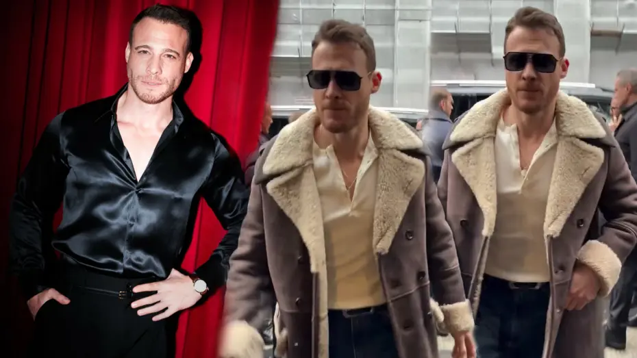 Kerem Bürsin Milano Moda Haftası’nda. “Emily in Paris” yıldızıyla bir araya geldi