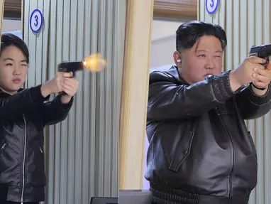 Kuzey Kore: 13 yaşındaki veliaht poligonda atış yaptı