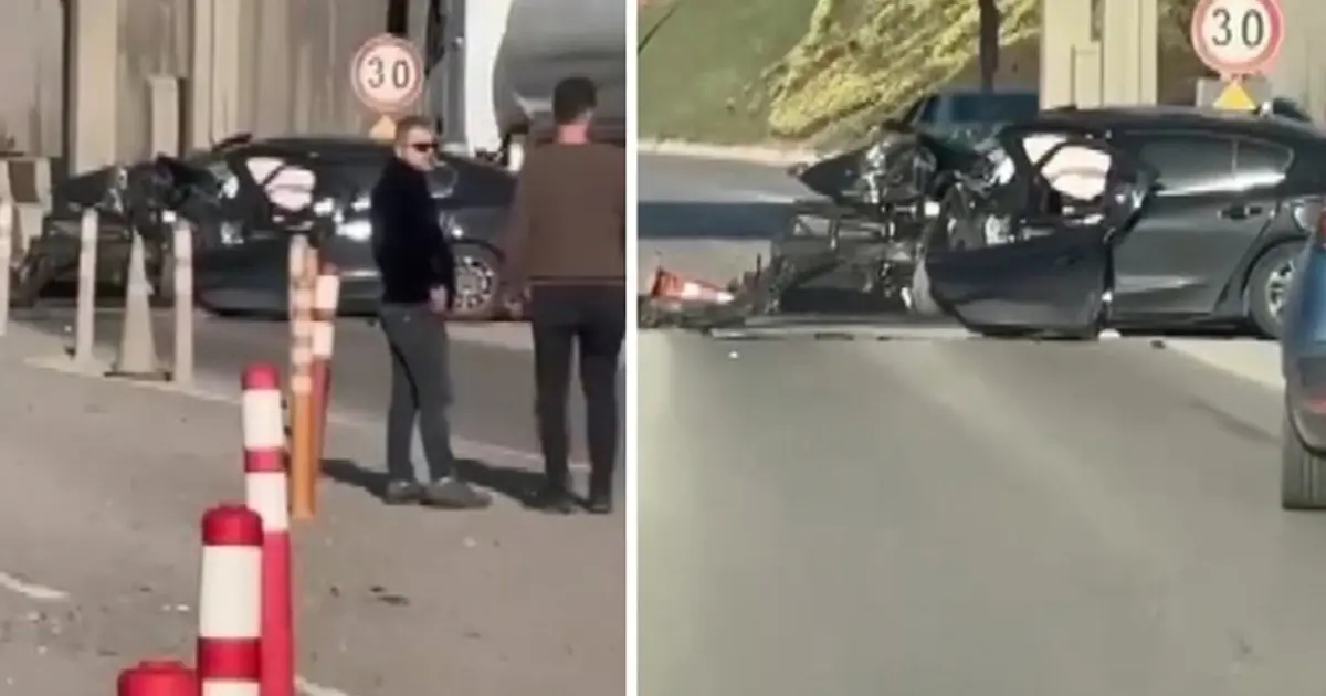 TEM Otoyolu'nda feci kaza. Anne ile oğlu yaşamını yitirdi