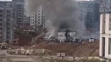 İstanbul'da işçi konteynerinde yangın