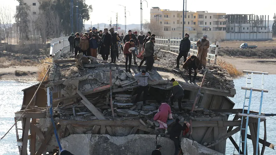 Suriye'de SDG'nin yarattığı tahribat görüntülendi 2