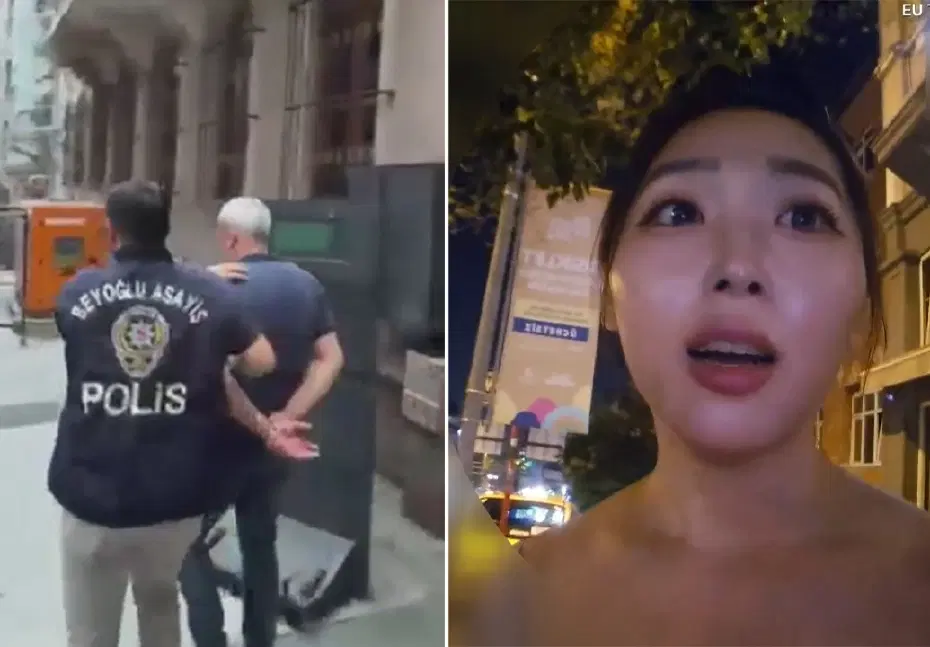 Koreli fenomeni Taksim'de taciz etmişti. Şüpheli yakalandı