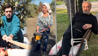 Şehir hayatını terk ettiler: Ünlü isimlerin köy hayatı