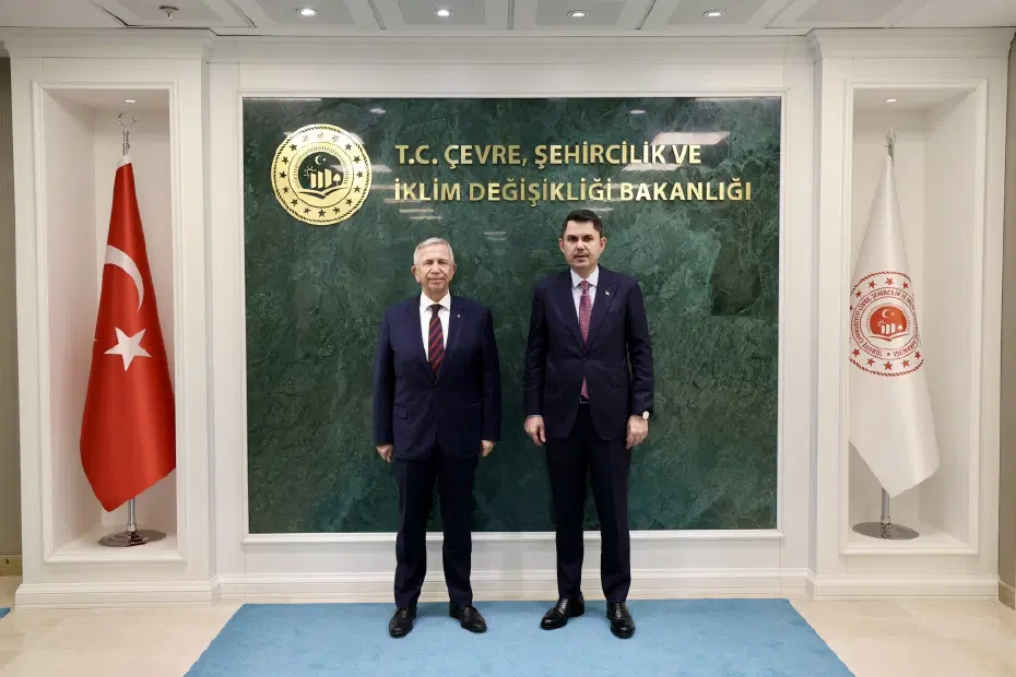 Bakan Kurum ile Mansur Yavaş görüştü