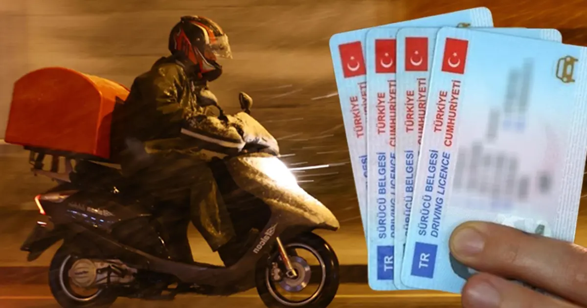 Kuryelerin ehliyetleri için yeni düzenleme: Yaş sınırı değişti