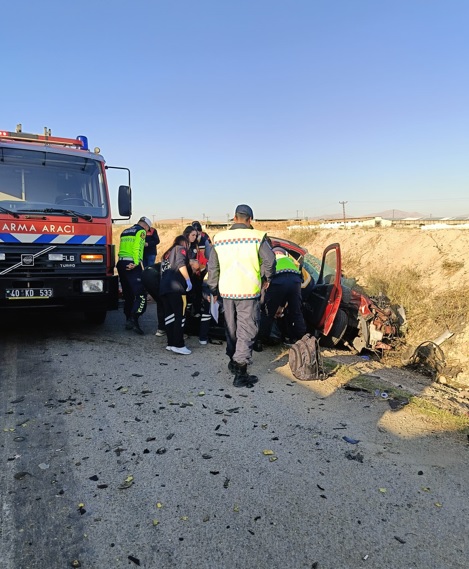 Kırşehir'de trafik kazası: Bir ölü