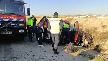 Kırşehir'de trafik kazası: Bir ölü