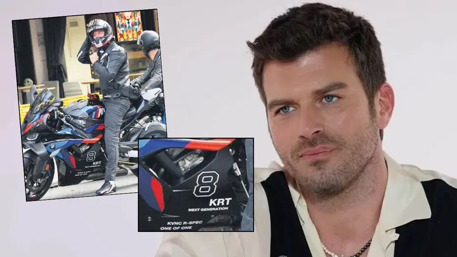 Dünyada sadece bir tane. Kıvanç Tatlıtuğ'un yeni motosikleti tam 4 milyon TL