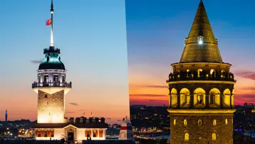 İstanbul'un simge yapılarından 2025 rekoru. Galata ve Kız Kulesi'ne ziyaretçi akını