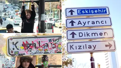 Akım mağduru Kızılay tabelası dördüncü kez yenilendi