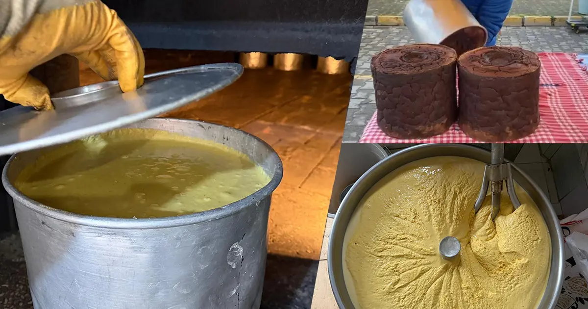 Araklı'dan başlayarak Trabzon geneline yayıldı. Bu mısır ekmeği teneke kovada pişiyor