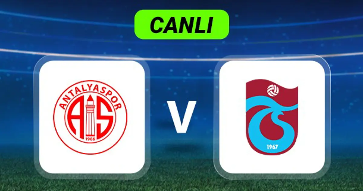Canlı Anlatım: Antalyaspor-Trabzonspor maçı