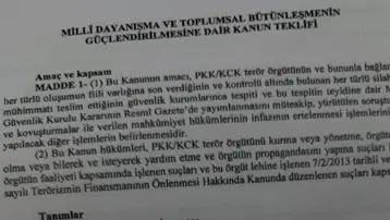 Çerçeve yasa için ilk onay. Komisyondan geçen süreç yasasında hangi maddeler var?