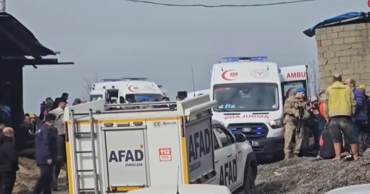 Zonguldak'ta maden ocağında göçük