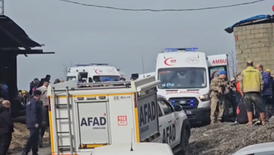 Zonguldak'ta maden ocağında göçük
