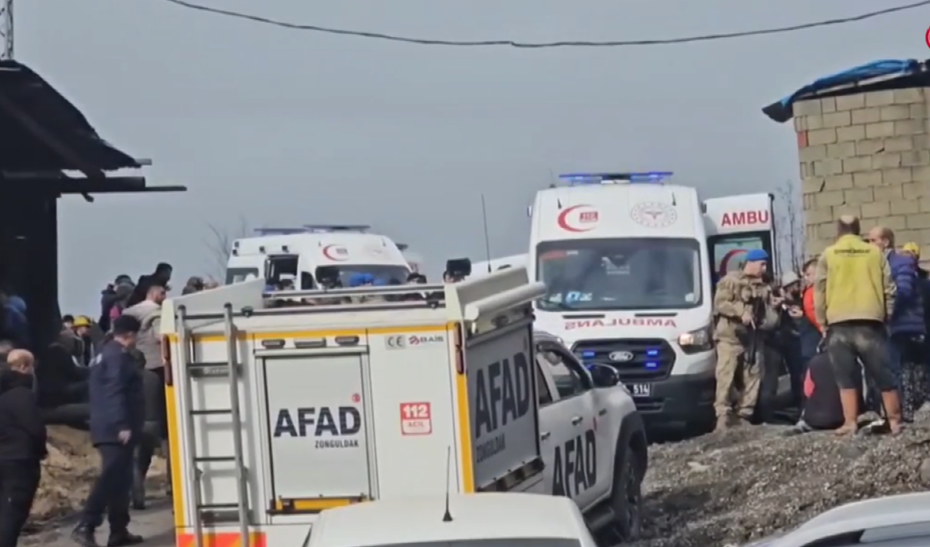Zonguldak'ta maden ocağında göçük