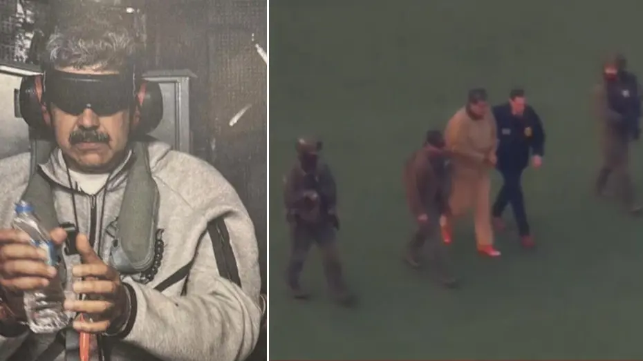 Son dakika. Maduro ve eşi canlı yayınla mahkemeye götürülüyor