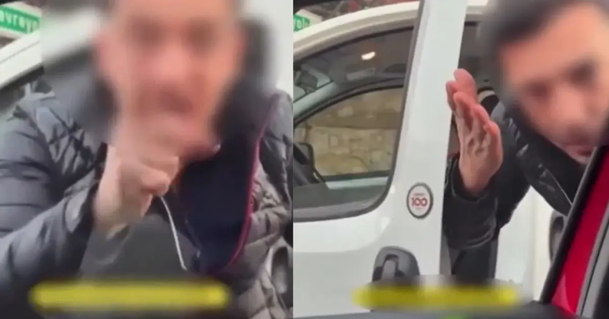 Trafik magandası gözaltına alındı