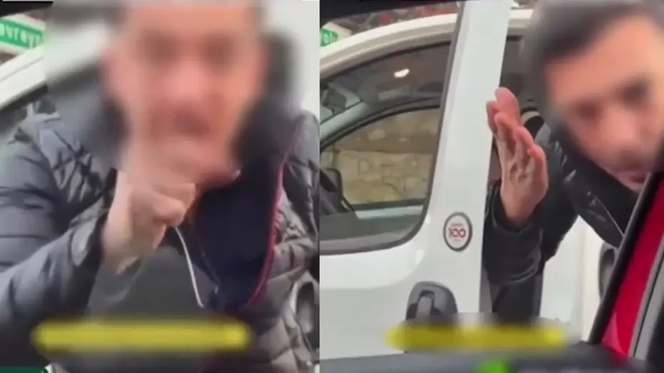 Trafik magandası gözaltına alındı