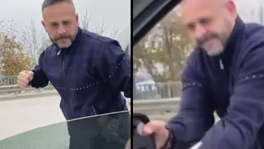 Trafik magandası tutuklandı