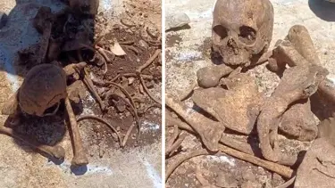 İnşaat kazısından insan kemikleri çıktı