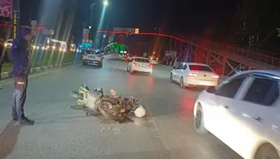 Manisa'da motosiklet kazası. İzinli polis memuru hayatını kaybetti
