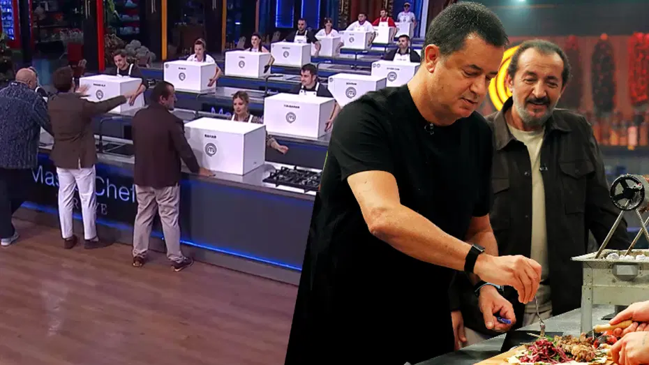 MasterChef'te sürpriz ziyaret. Acun Ilıcalı, Cağ kebaplarını tek tek tattı