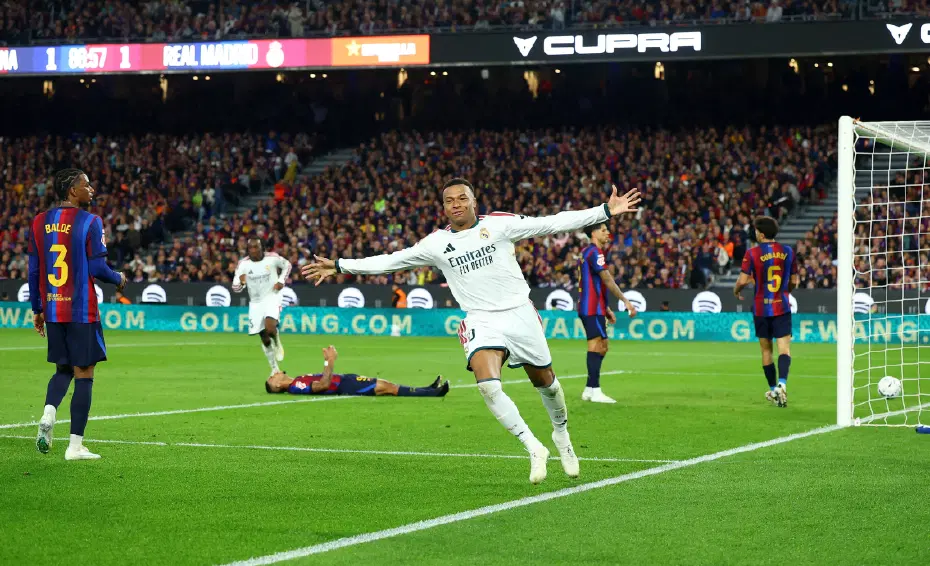 El Clasico'ya Mbappe damgası. İki golle Barcelona'yı Camp Nou'da yıktı