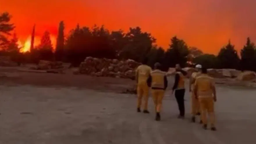 HAVADAN VE KARADAN MÜDAHALE EDİLİYOR 3