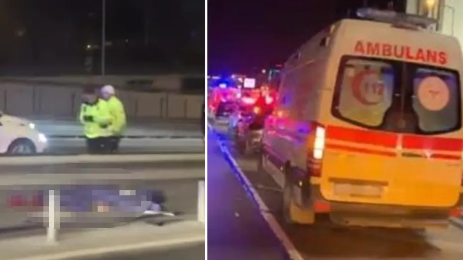 Merter'de feci kaza! Motosikletli yaşamını yitirdi