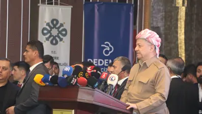 Mesut Barzani'den Terörsüz Türkiye sürecine destek