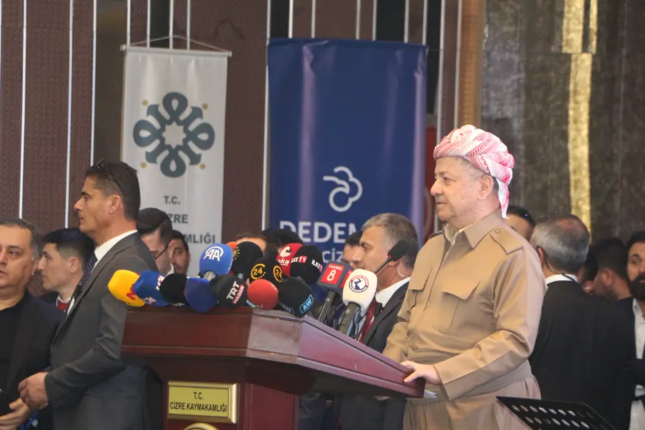 Mesut Barzani'den Terörsüz Türkiye sürecine destek