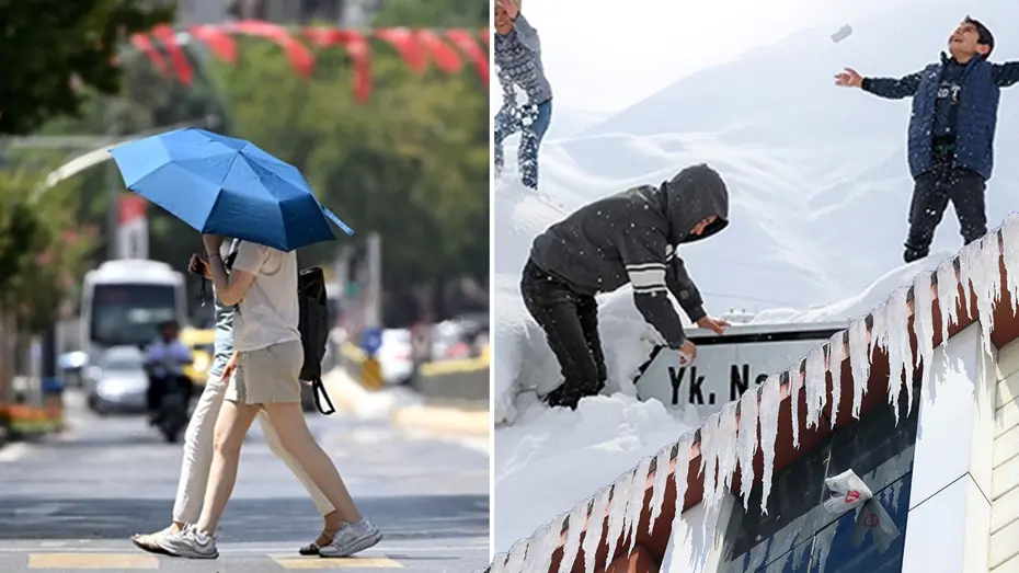Meteorolojiden 2025 raporu: Kar kalınlığı 3 metreye ulaştı, en sıcak günde 50 derece aşıldı