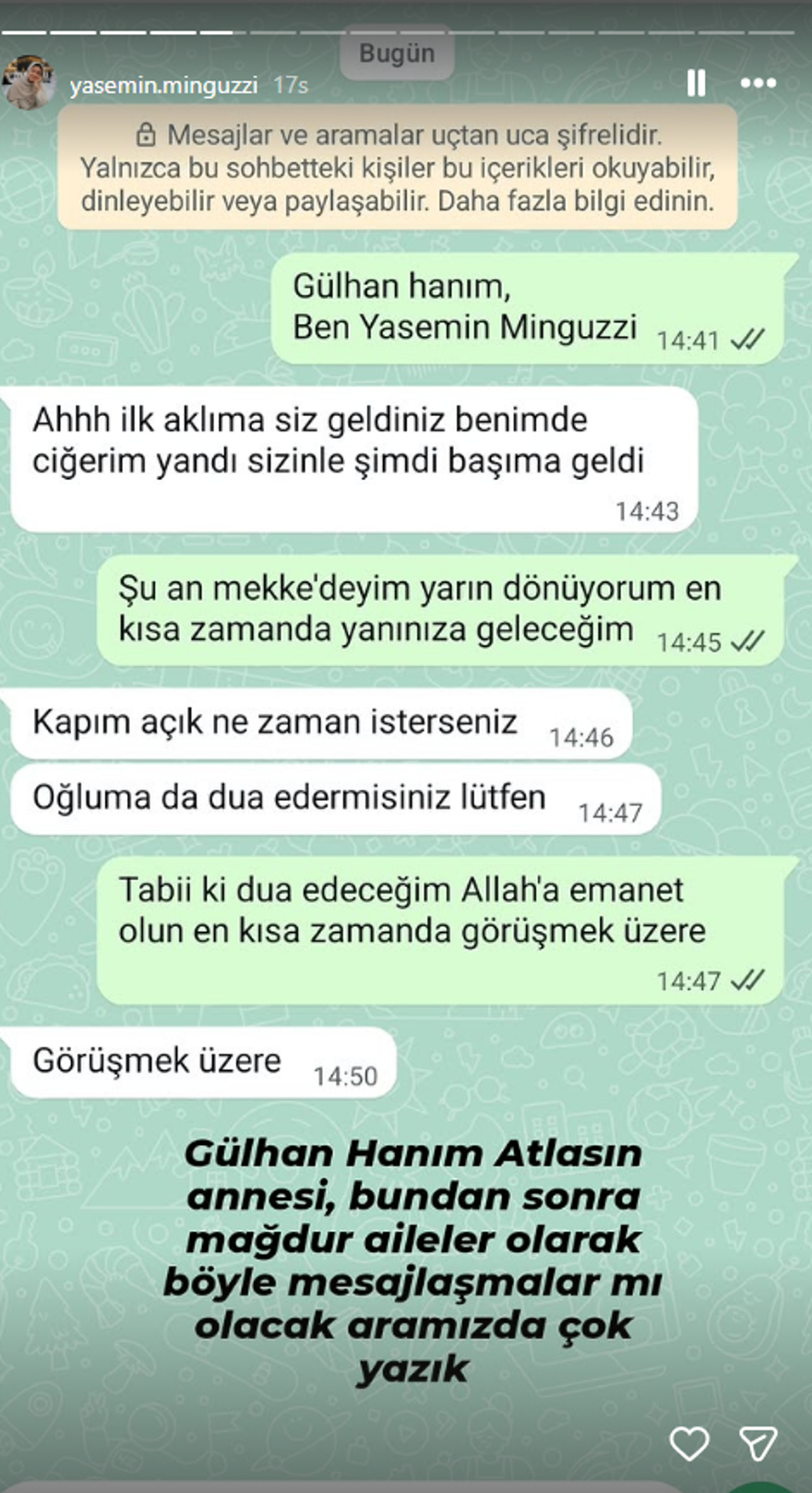 AHMET'İN ANNESİNDEN MESAJ 7 AHMET'İN ANNESİNDEN MESAJ 7