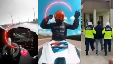 Otobanda 324 kilometre hıza ceza