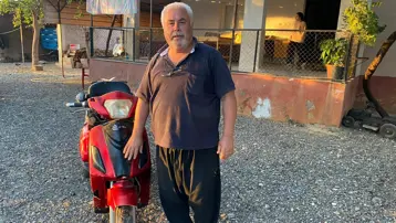 Şarjlı motosikleti 500 kilometreden ceza yedi: Çiftçi Yaşar şaşkına döndü