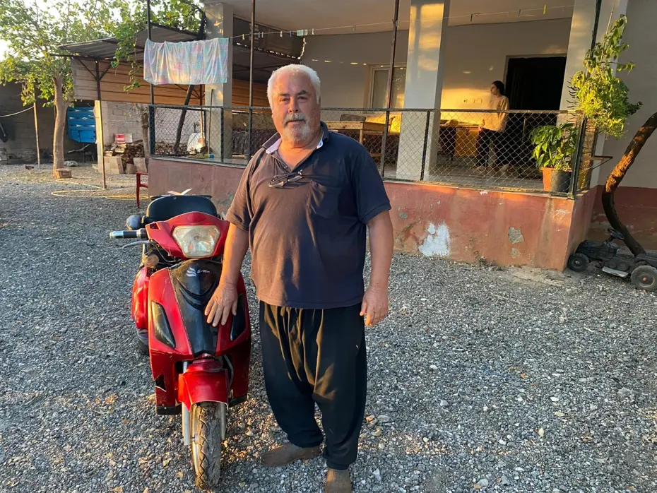 Şarjlı motosikleti 500 kilometreden ceza yedi: Çiftçi Yaşar şaşkına döndü
