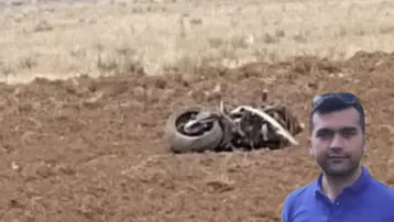 Üsteğmen motosiklet kazası kurbanı