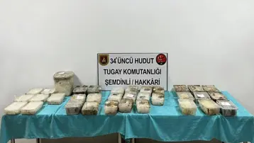 İran hudut hattında kilolarca uyuşturucu ele geçirildi