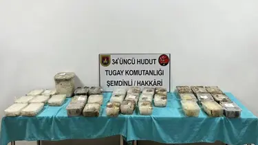 İran hudut hattında kilolarca uyuşturucu ele geçirildi