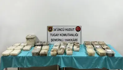 İran hudut hattında kilolarca uyuşturucu ele geçirildi