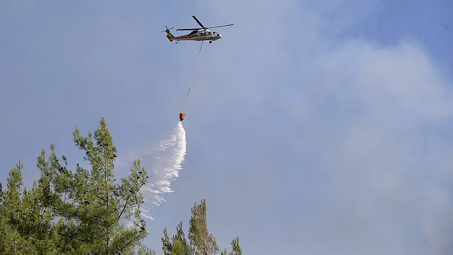 Muğla Fethiye'de orman yangını