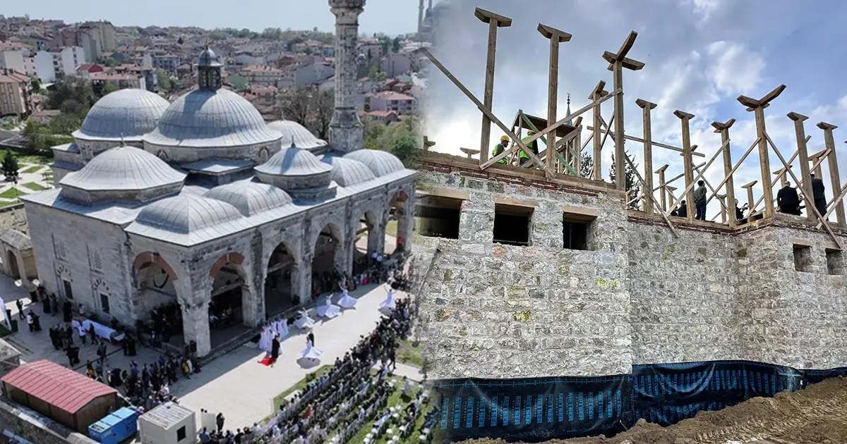 Edirne'deki Muradiye Mevlevihanesi ayağa kaldırılıyor