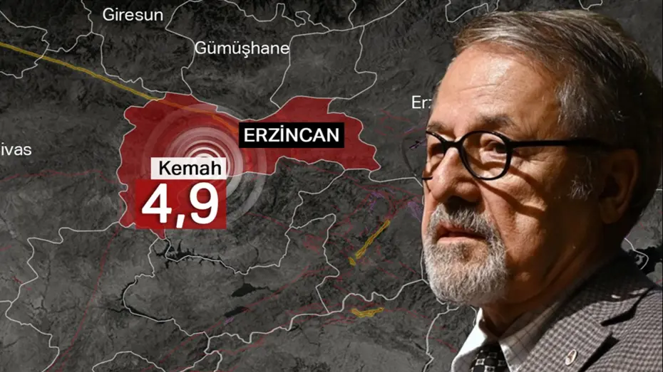 Erzincan'da 4,9 büyüklüğünde deprem | Naci Görür: Deprem kritik yerde