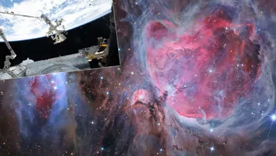 NASA’dan günün kareleri: Orion ve ISS