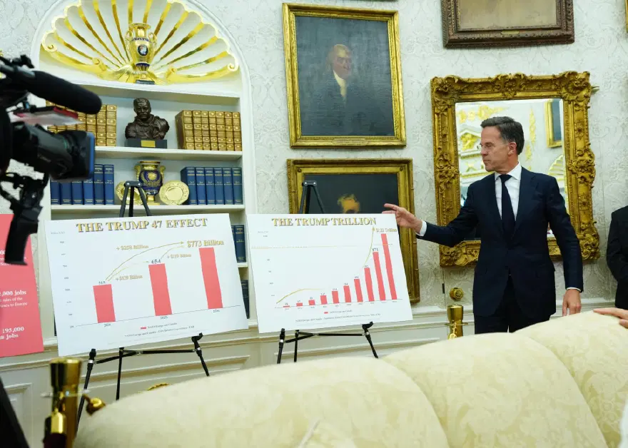 NATO Genel Sekreteri Rutte, Trump'ı özel sunumla ikna etmeye çalıştı NATO Genel Sekreteri Rutte, Trump'ı özel sunumla ikna etmeye çalıştı