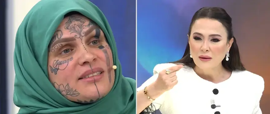 Herkes "yüzü dövmeli" kadını konuşuyor. İddiaların odağındaki isimden açıklama var 6