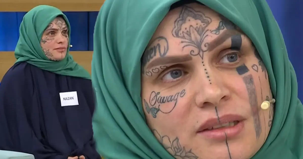 Sosyal medyanın gündeminde. Kim bu yüzü dövmeli kadın?